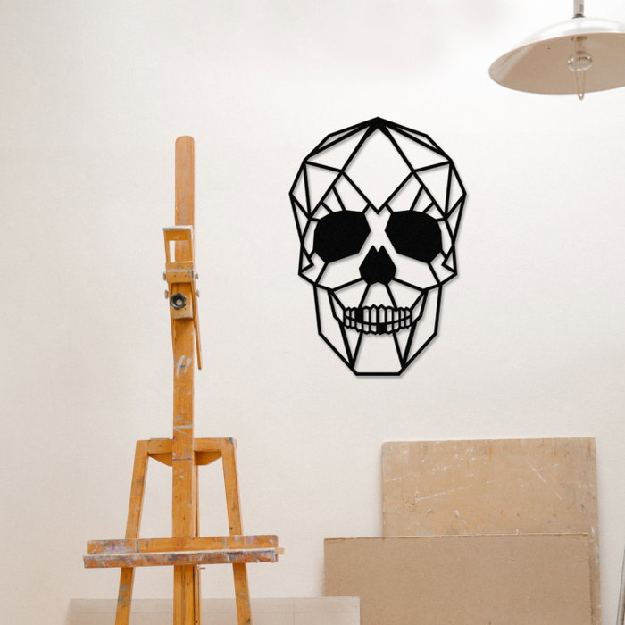 Wallity Skull Metal Decor Negro Wallity Skull Metal Decor Negro